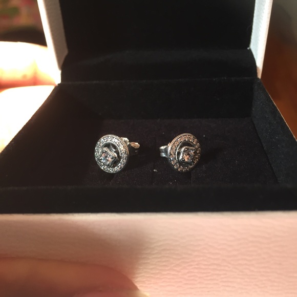 Pandora Jewelry Pandora Vintage Allure Stud Earrings Poshmark