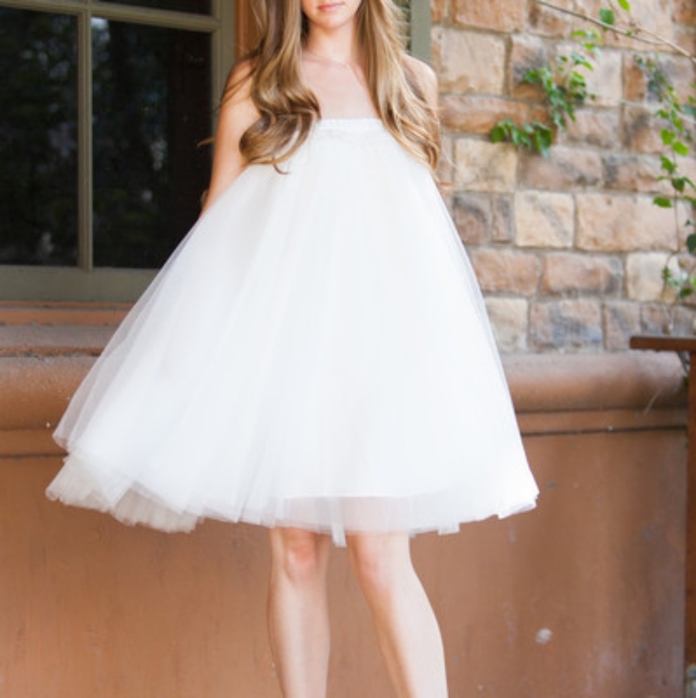 Space 46 Ivory Ella Tulle Dress Sz S