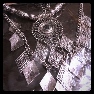 Silver WildFlower Necklaces and Matching Earrings