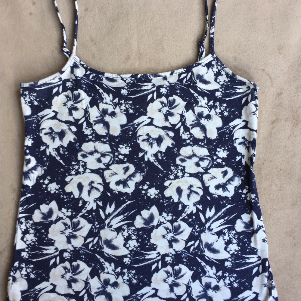 Ann Taylor LOFT Summer Hibiscus Tank Top. Rare. S