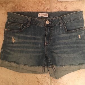 Express jean shorts