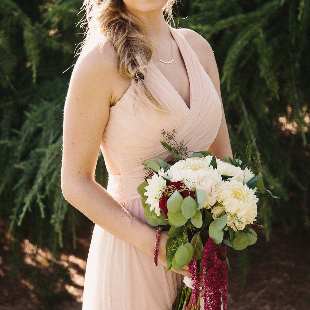 BHLDN BLUSH DRESS