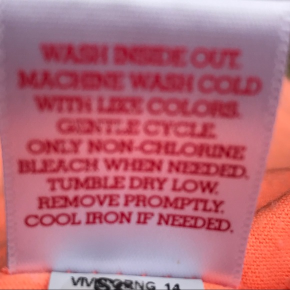 S.O. Girls' 2 Tone Orange and Pink Racer Back Top - Picture 7 of 7