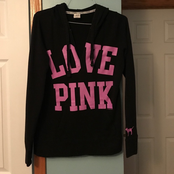 PINK Victoria's Secret Sweaters - LOVE PINK Victoria's Secret Hoodie