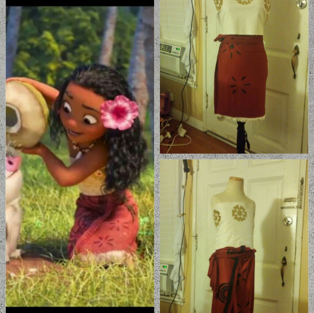 Pre teen moana costume