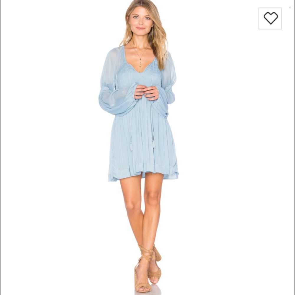 Free People Lini Smocked Mini Dress