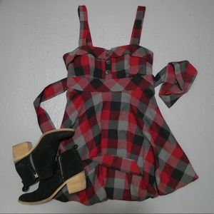 Forever 21 plaid dress