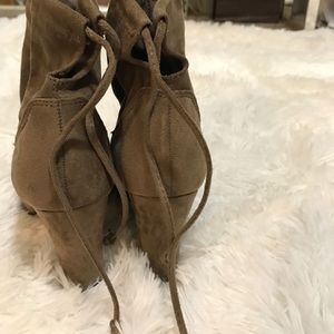 Suede booties