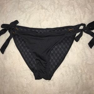 Victoria Secret Black bikini bottoms!!!!