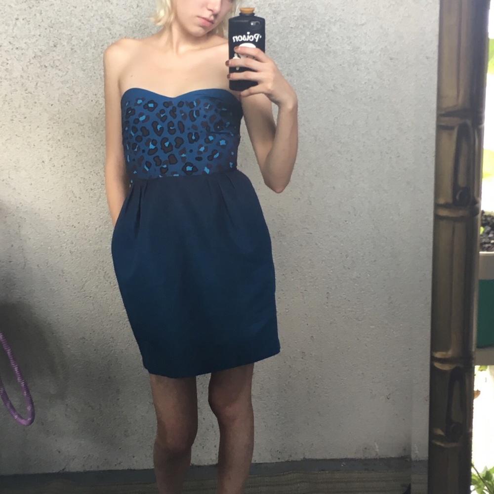 Leopard print dress