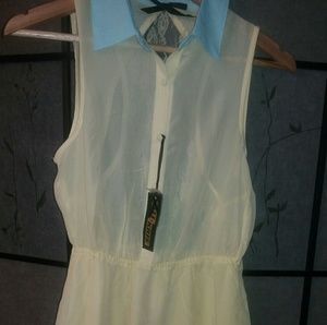 NEW YELLOW DRESS/COVERUP