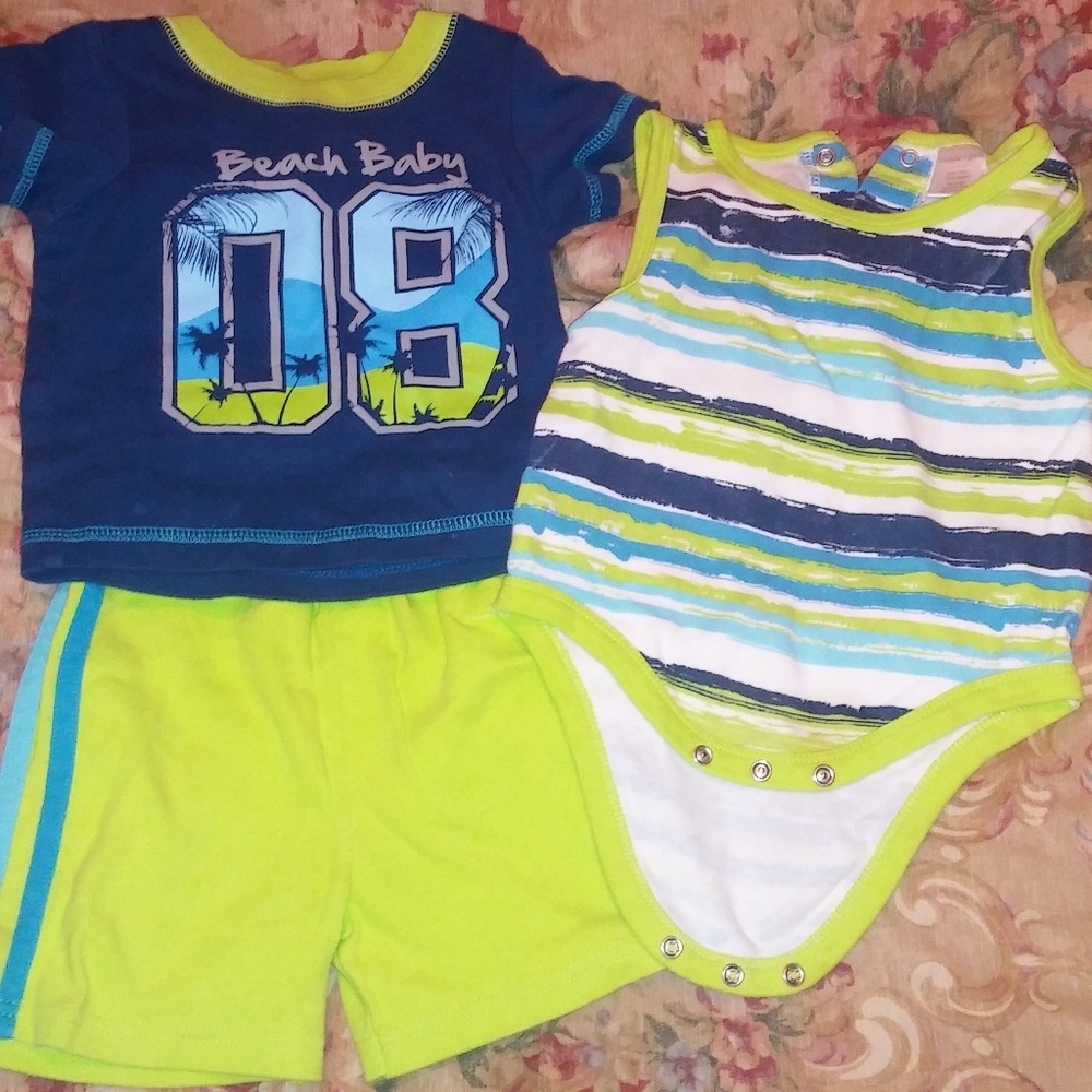 3-piece Shorts Set