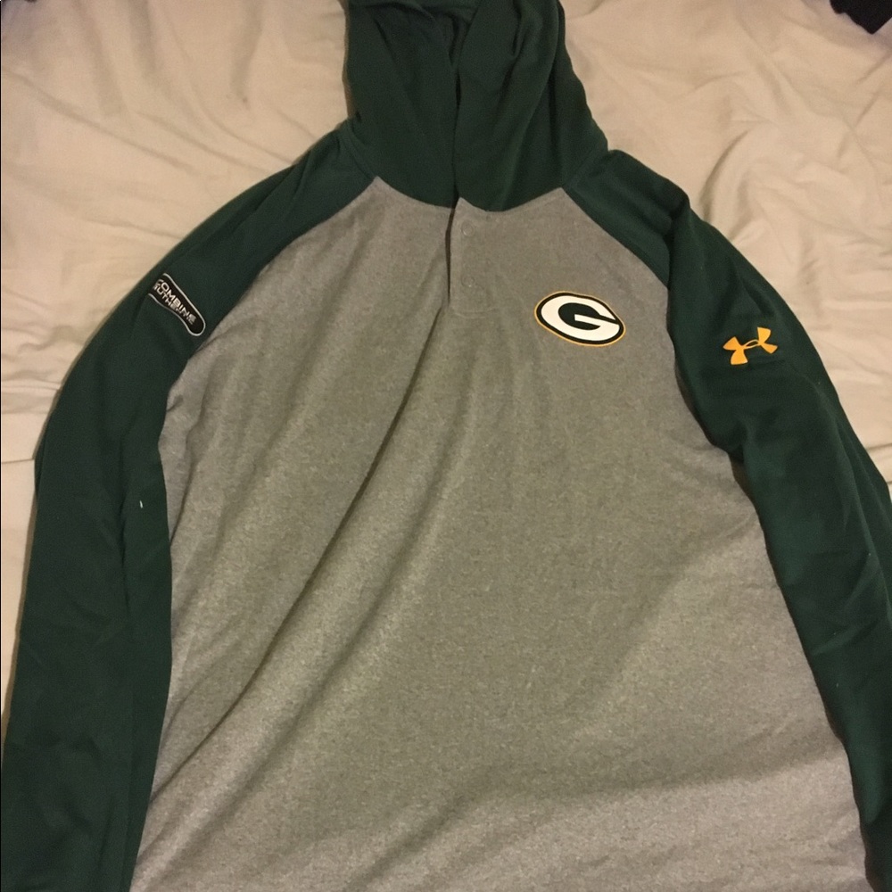 Under armour packers dry fit hoodie