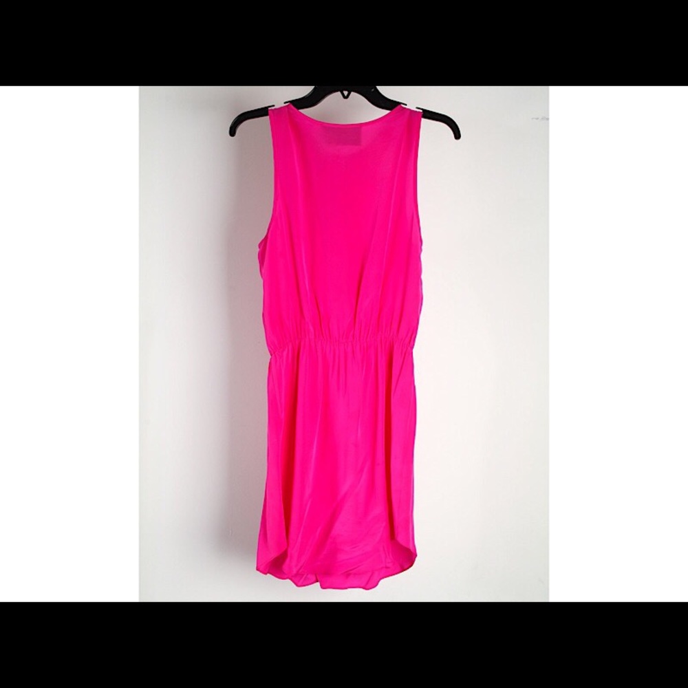 RORY BECA pink / fuchsia sleeveless silk dress - Picture 4 of 8