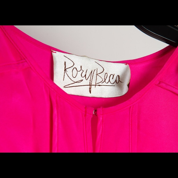 RORY BECA pink / fuchsia sleeveless silk dress - Picture 5 of 8