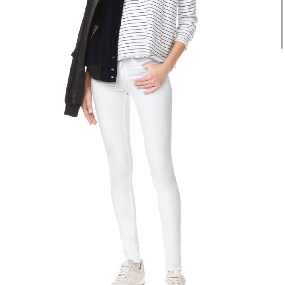 Rag & Bone classic white skinny jeans