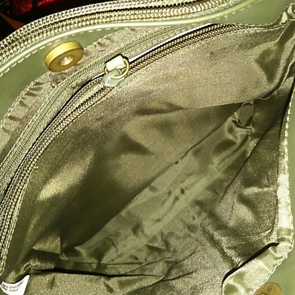 ππ LEATHER SHOULDER BAG NWT - Picture 5 of 8