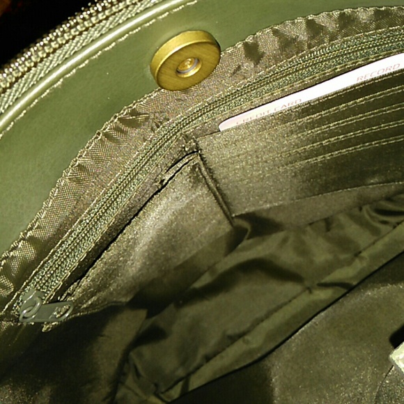 ππ LEATHER SHOULDER BAG NWT - Picture 6 of 8