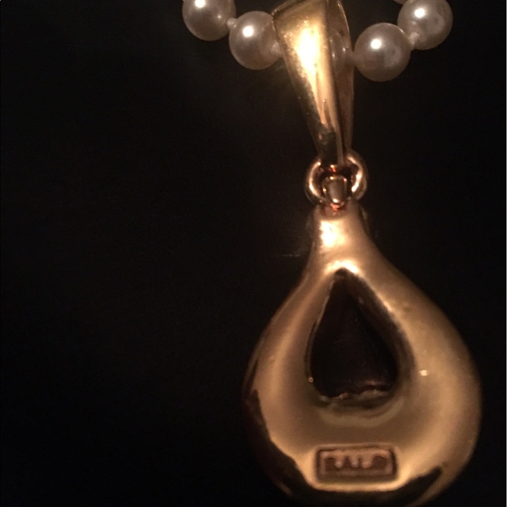 Vintage Swarovski + Pearl S.A.L. Necklace - Picture 3 of 4