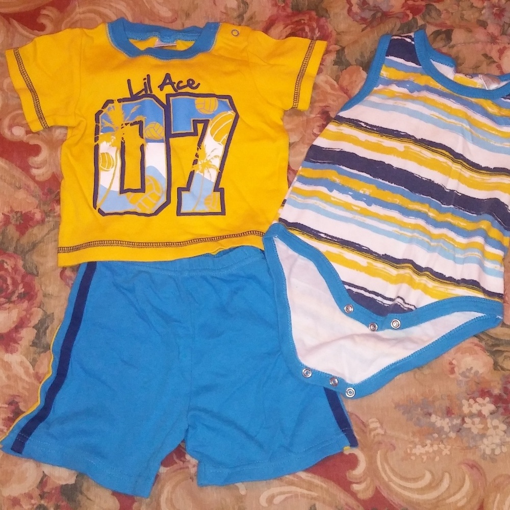 3-piece Shorts Set
