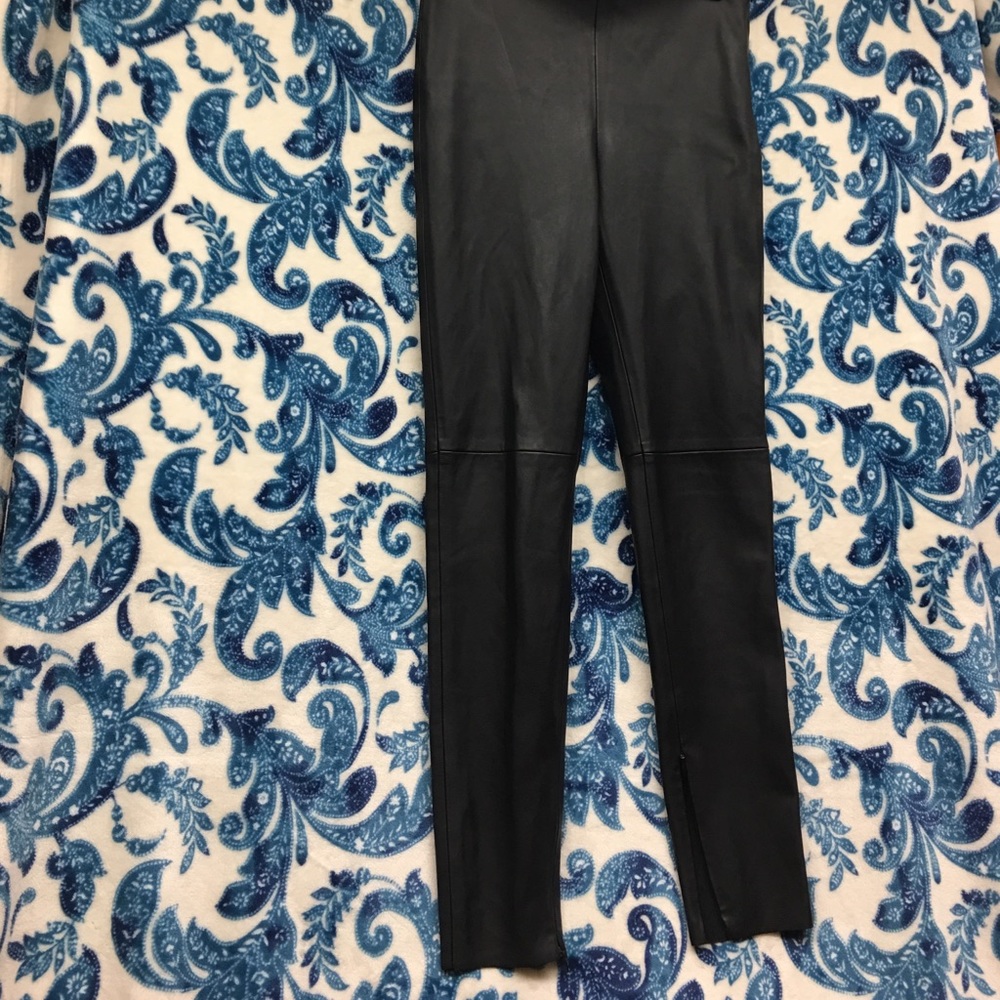 Leather Zara tights