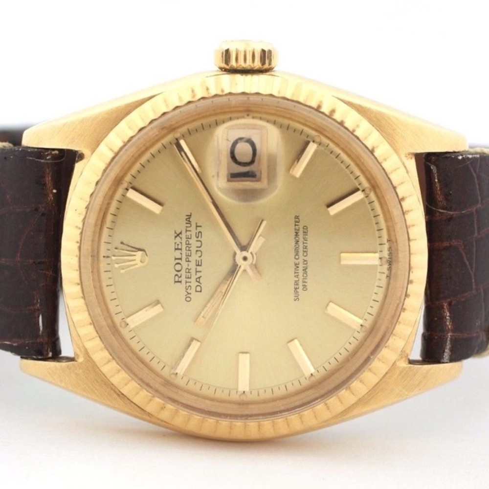 Pre-Owned 18K Yellow Gold Auto 25mm Women's Watch