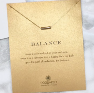 Dogeared Balance 16" necklace (Causebox)