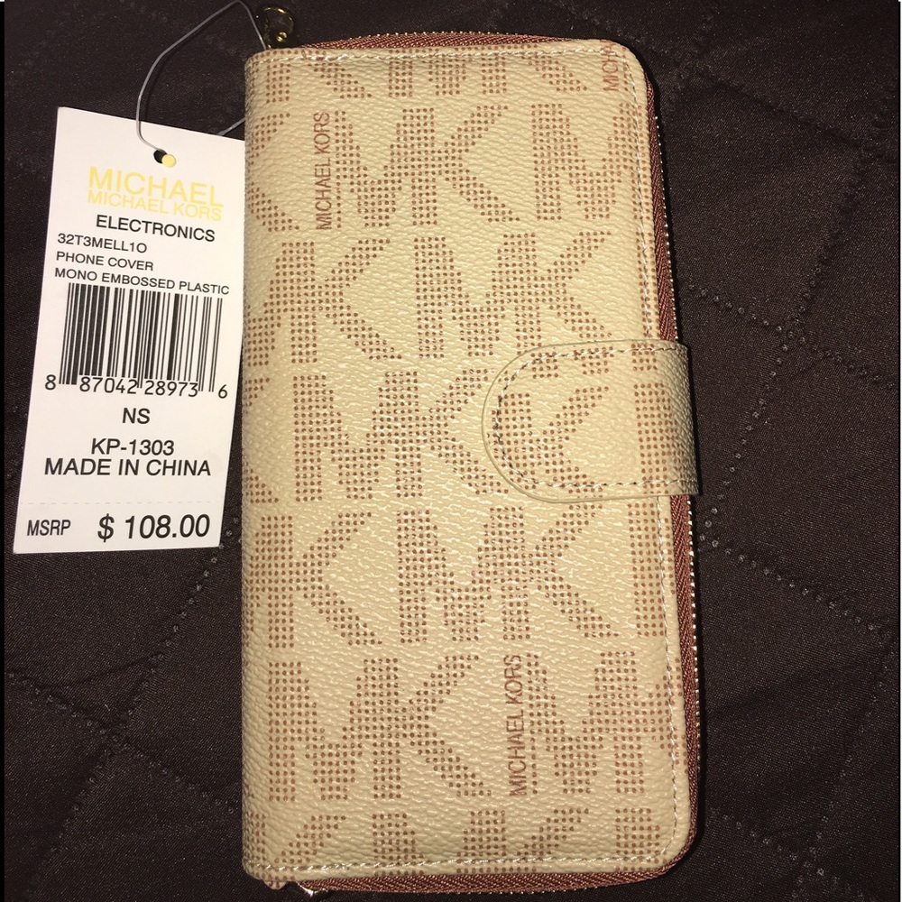 Michael Kors iPhone 6-7 Plus wallet/phone case