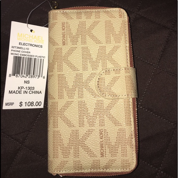 Michael Kors Accessories - Michael Kors iPhone 6-7 Plus wallet/phone case