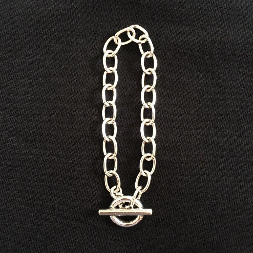 Sterling Silver Toggle Bracelet