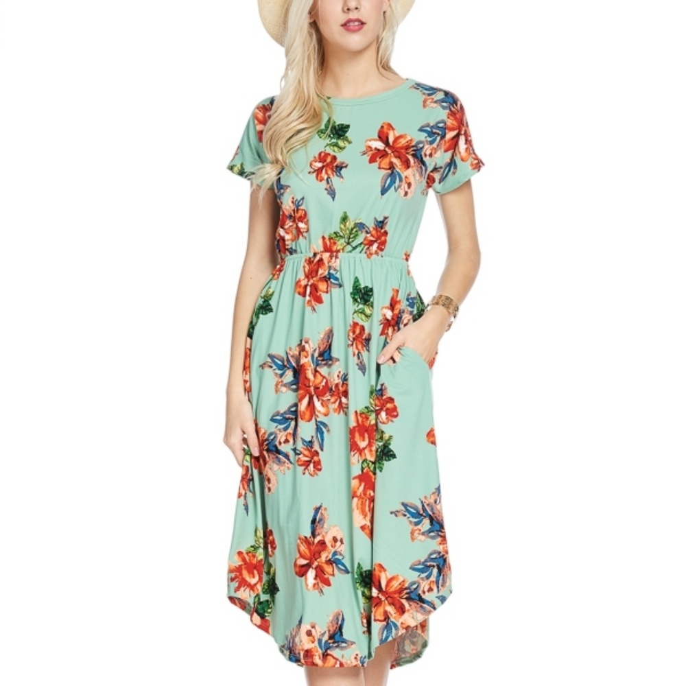 💲FLASH SALE💲 Reborn J. Floral Midi w/Pockets