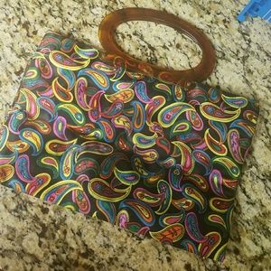 Retro Paisley Handbag