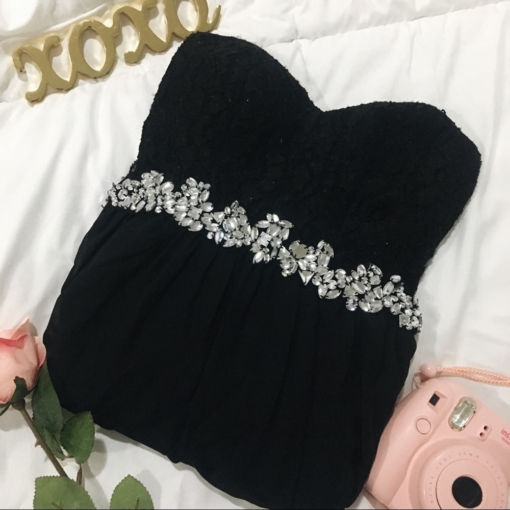 black homecoming dress