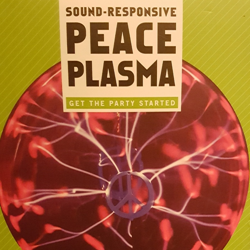 Peace plasma ball
