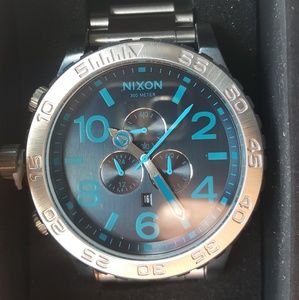 NIXON 51-30 CHRONO BLUE/SILVER
