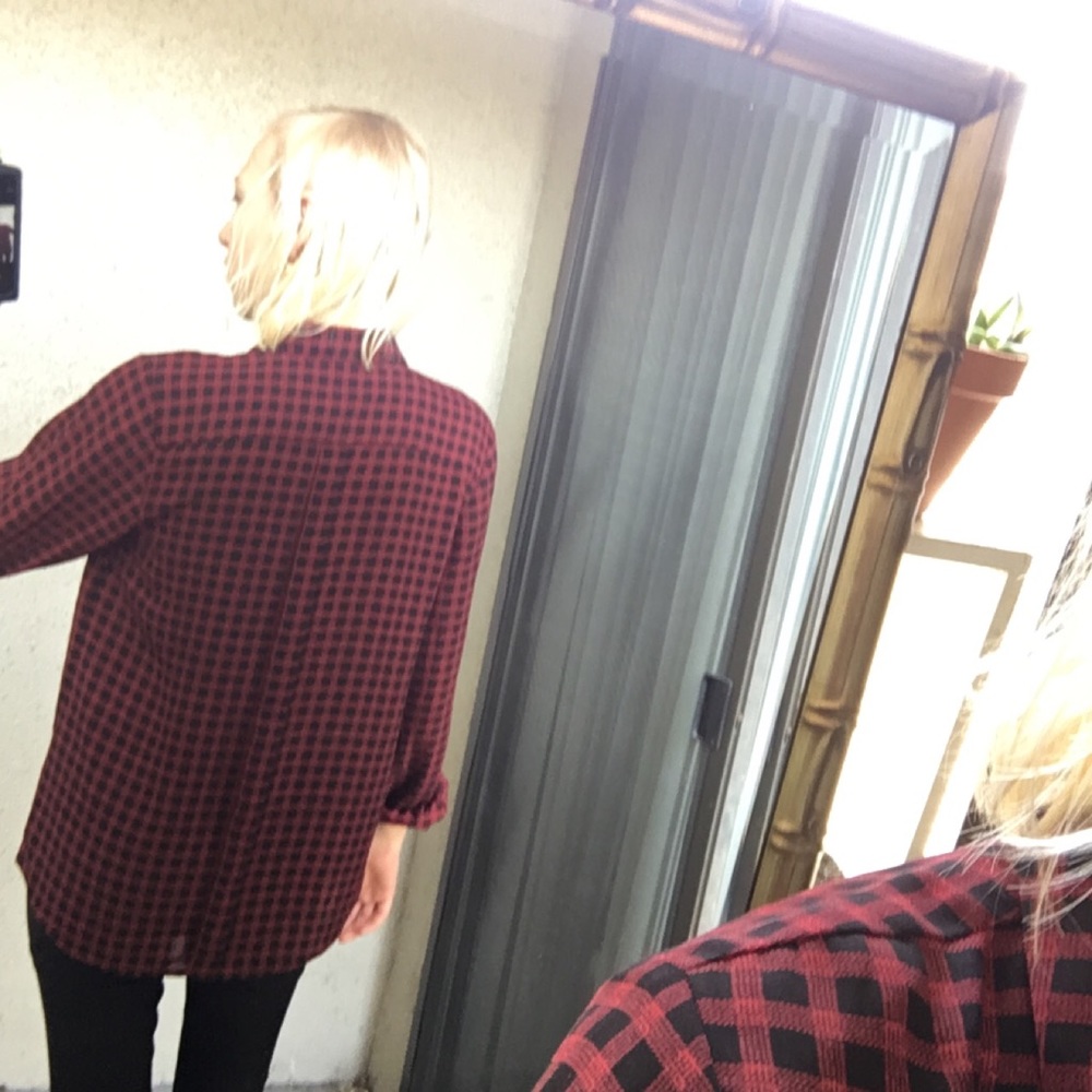 Checkered button down - Picture 3 of 7