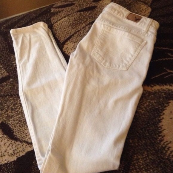 Denim - White American eagle jeans