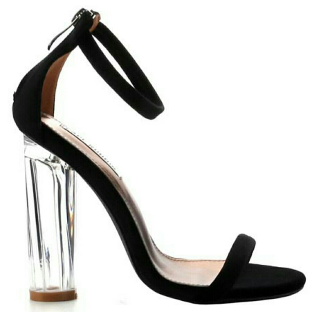 Two Strap Perspex heels