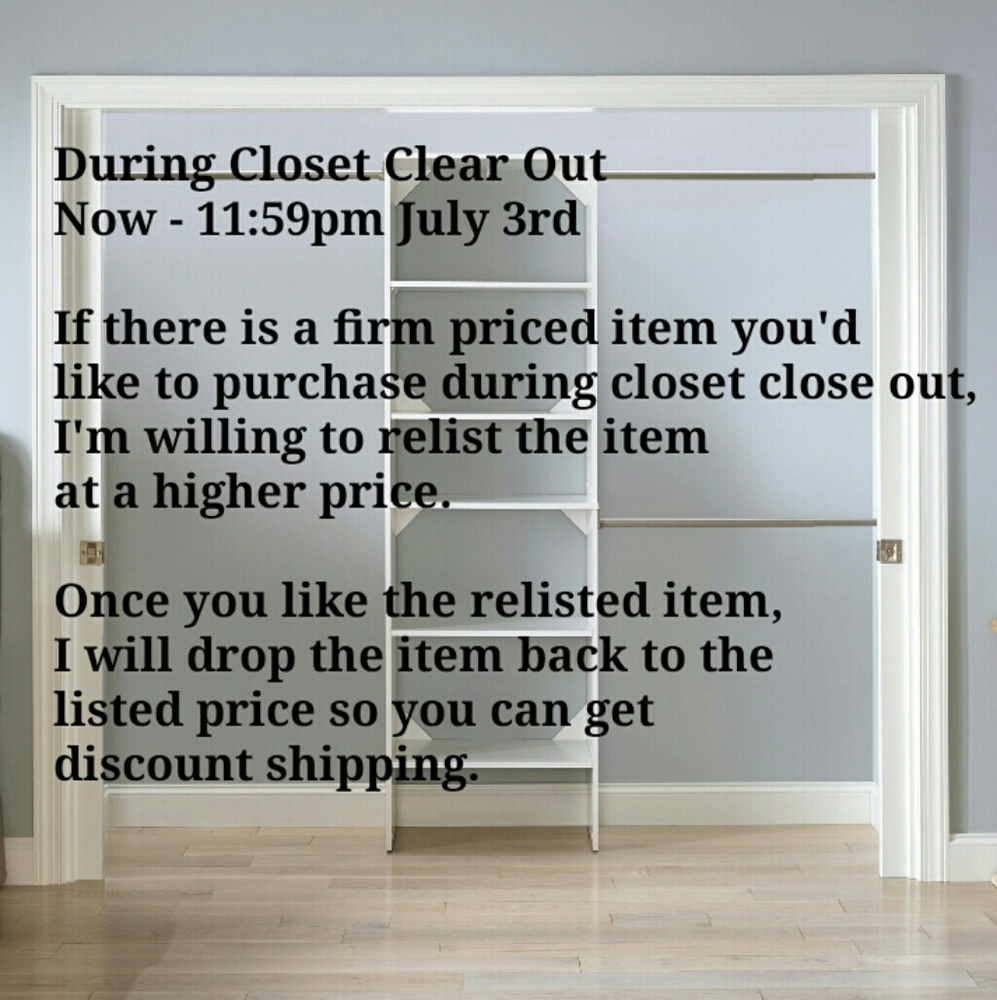 Closet Clear Out