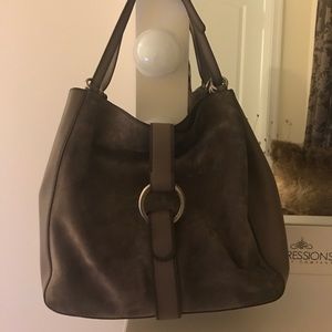 Michael Kors Brown Quincy Shoulder Bag gently used