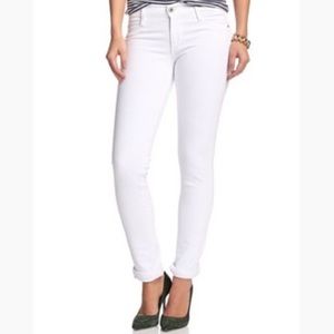James Jeans, Randi, White pencil mid rise Jean