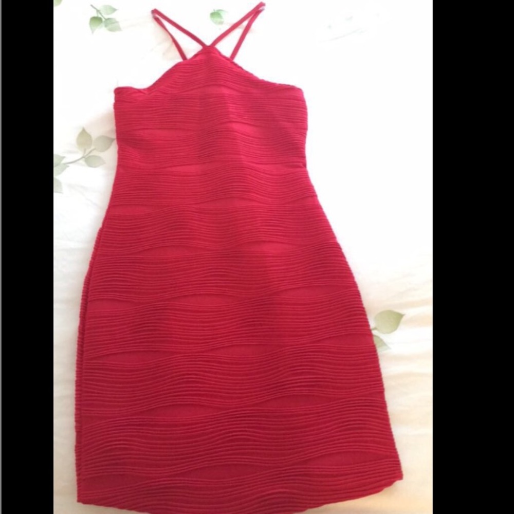 Hot Gal Fitted Red Dress