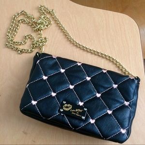Betsey Johnson Heart Crossbody Bag