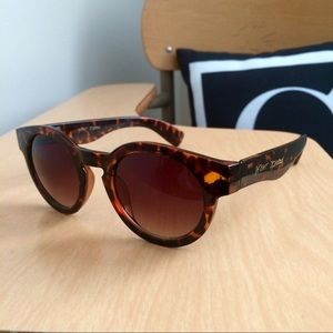 Betsey Johnson Round Tortoise Shell Sunglasses