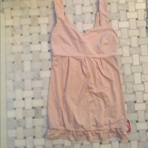LuluLemon light pink athletic tank top