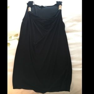 Chaus Black Scoop Neck