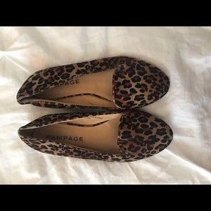 Cheetah loafers