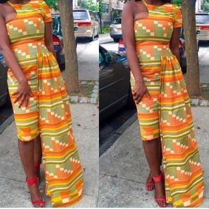 Ankara maxi dress