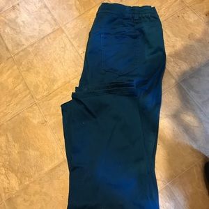 Blue Straight leg pants
