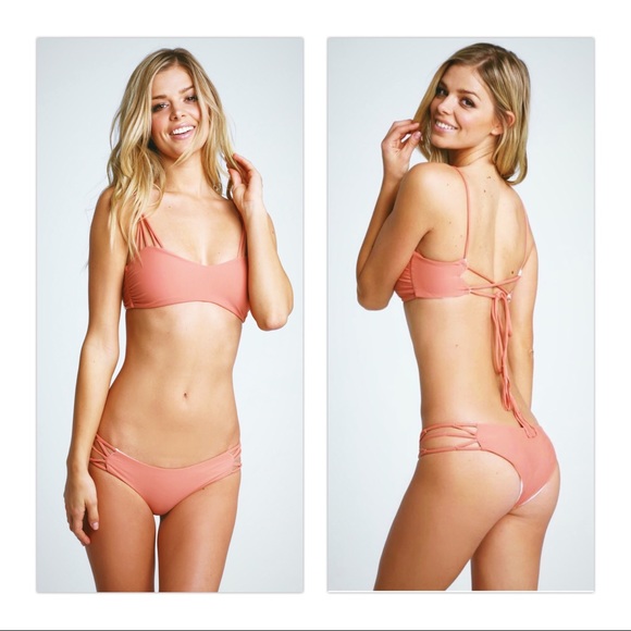 Acacia Krobokan Top & Kauai Bottoms Papaya S/M Set